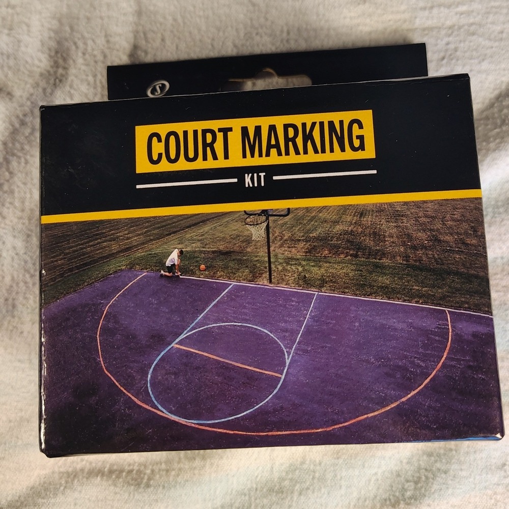 Spalding Basketball Court Marking Kit Unisex OS Multi New Chalk Cord 8375SP